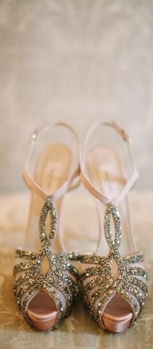 Valentino gold shoes