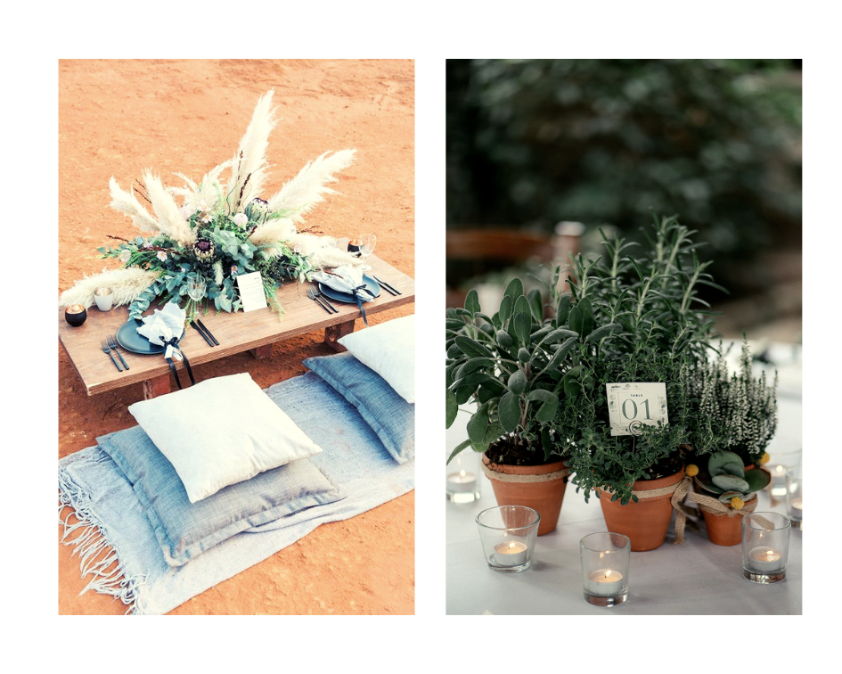 2020 wedding trends pampa & herbs 