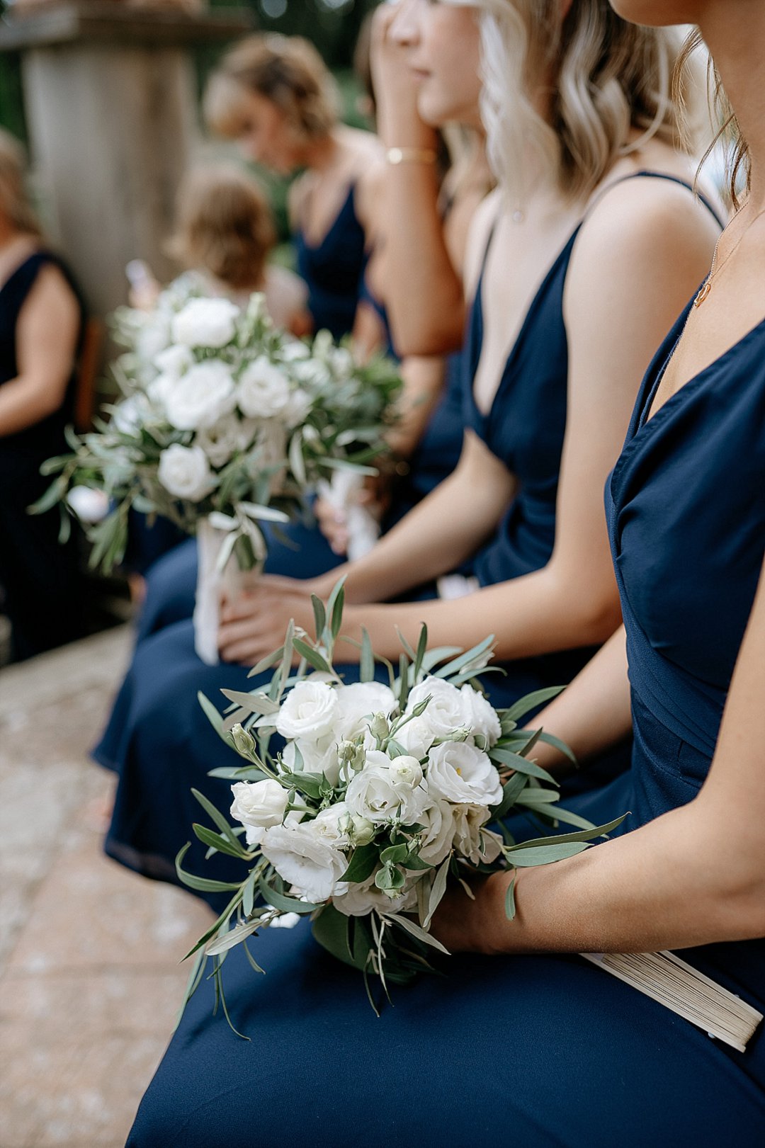 bridesmaids boquet tuscan inspiration
