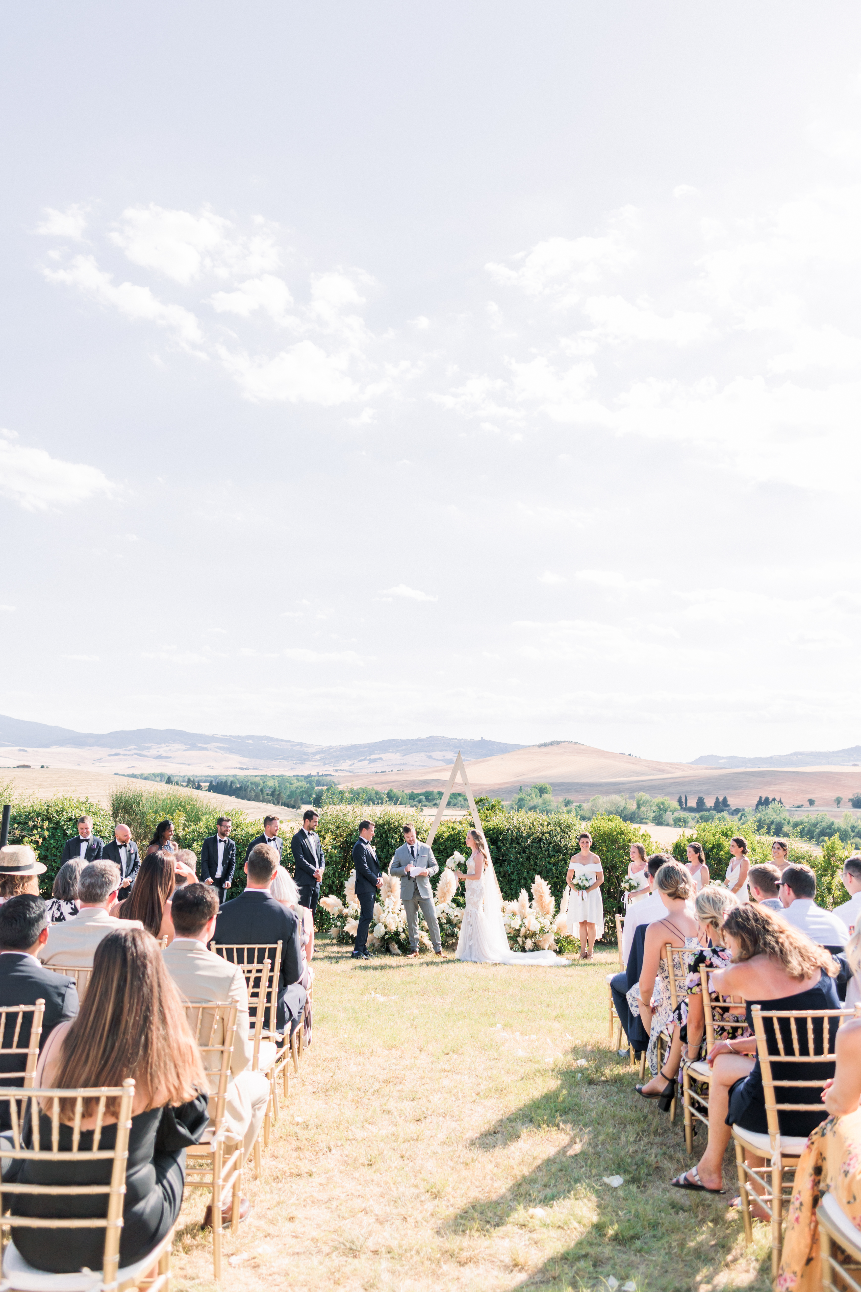 boho wedding in tuscany