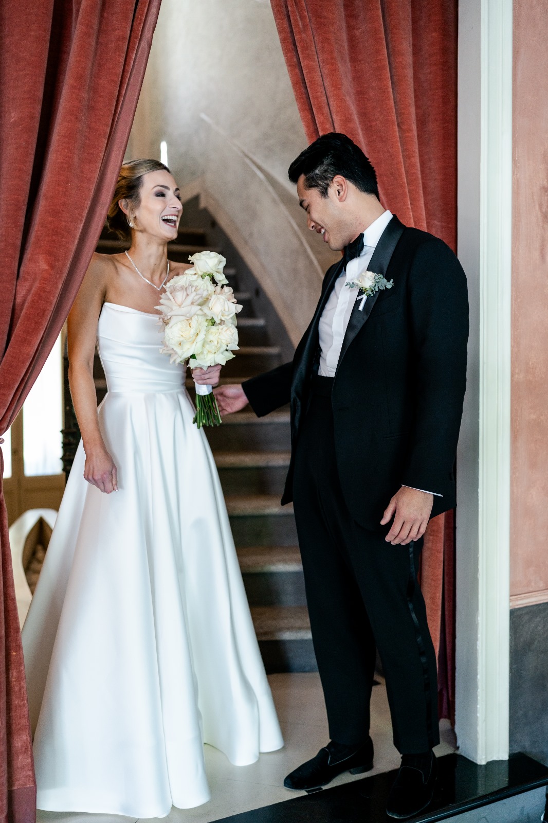 eloping lake como wedding