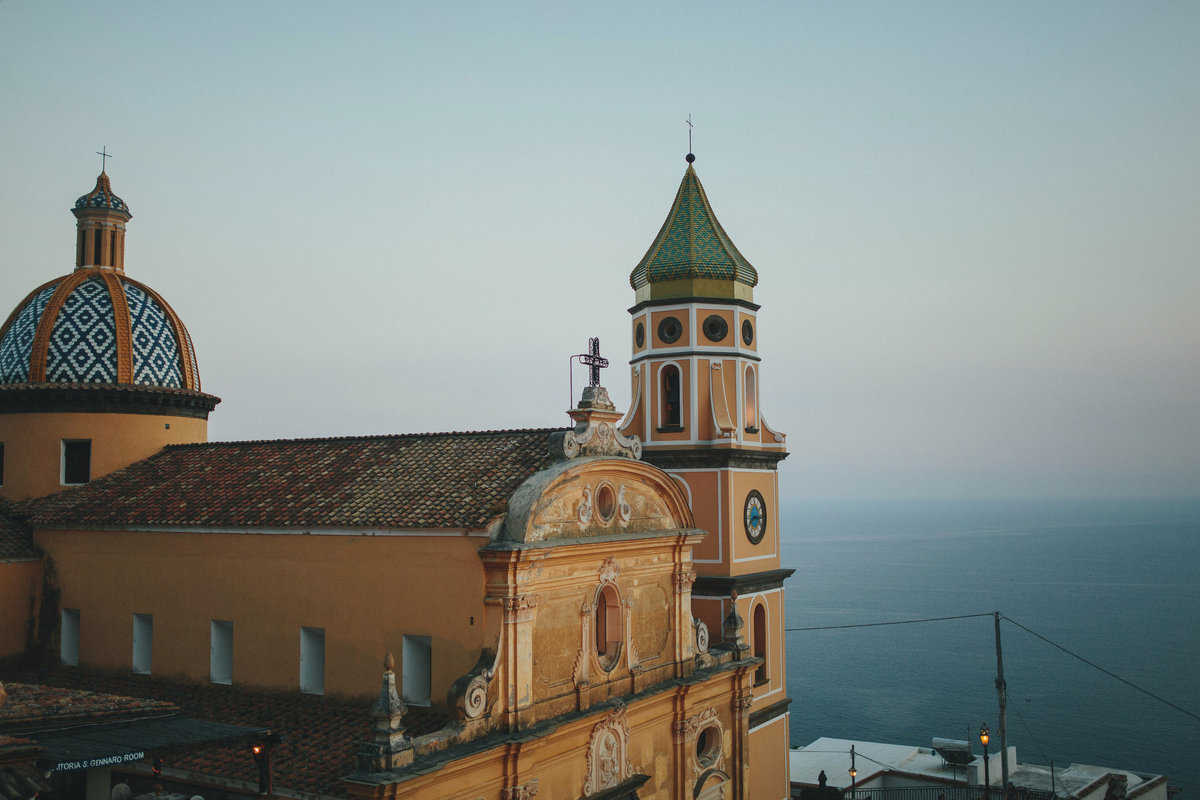 Breathtaking view from Church in Sorrento. getting married in Sorrento.