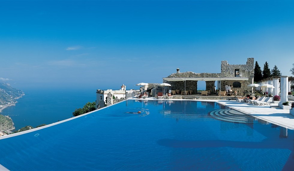 ravello wedding - destination wedding in ravello - wedding in ravello infinity pool